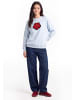 myMo Women Sweatshirt in Light Blue