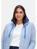 sheego Strickjacke in blau gestreift