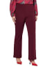 MIAMODA Leggings in dunkel weinrot