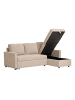 ebuy24 Schlafsofa Belfast Sandfarbe 150 x 218 cm
