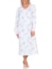 NORMANN Langarm Nachthemd klassische Design Knopfleiste am Hals - 87398 in rosa