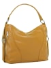 Samantha Look Handtasche echt Leder in gelb
