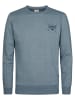 Petrol Industries Melierter Rundhalspullover steelmont in Blau