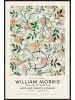 Juniqe Poster in Kunststoffrahmen "William Morris - Jasmine Exhibition" in Bunt & Creme