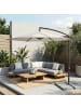 SONGMICS Sonnenschirm Sheld in Beige - (D300 x (H)245 cm