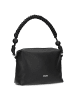 Zwei Perla PE60 - Schultertasche 27 cm (off-white) in schwarz