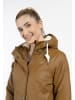 ICEBOUND Regenjacke Mit Teddyfutter in Dunkelsand