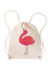 Mr. & Mrs. Panda Stoffbeutel Flamingo Stolz ohne Spruch in Creme