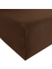 Erwin Müller Single-Jersey Spannbettlaken Murnau in dunkelbraun