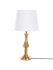 Beliani Tischleuchten HODMO in Gold/Weiß - (W) 30 x (H) 63 x (L) 30 cm