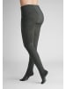 Hudson Strickstrumpfhose Relax Montana Comfort Size wärmend in Grau-mel.