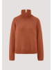 Hessnatur Strick Pullover in rotorange
