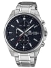 Casio Edifice Herrenuhr Chronograph Schwarz / Silber