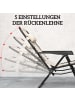 Outsunny Gartenliege Set in Beige 90L x 65B x 110H cm