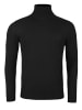 Roy Robson Strickrollkragenpullover Merinowolle - Easy Care in BLACK