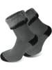 Polar Husky 1 Paar Wintersocken Extrem Hot in Grau/Schwarz