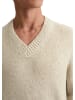 Marc O'Polo V-Neck-Pullover regular in gray silk