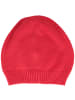 BREITER Sommer-Strickmütze in rot
