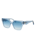 Ana Hickmann Frauen Sonnenbrille Schmetterling Blau
