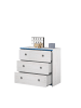 58 aufm Kessel KINDERZMMER-SET Parisot Smoozy 5-tlg. Holznachbildung Kiefer Weiß/Blau