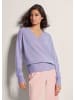 MADELEINE Kaschmirpullover mit V-Ausschnitt in hellamethyst