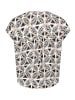 CARTOON Schlupfbluse mit V-Ausschnitt in Nature/Grey