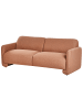 Beliani 3-Sitzer Sofa SALAND in Braun - (W) 202 x (H) 82 x (L) 82 cm