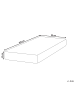 Beliani Matratze FLEX 7 PLUS in Weiß/Grau - (W) 80 x (H) 20 x (L) 200 cm H2/3 Mittel