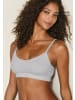LASCANA Bustier in grau meliert