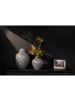 Fink Vase "Gloria" in Grau/ Gold - H. 26 cm - D. 24 cm