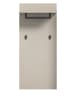 Inn.Furn Garderobenpaneel sand 60 cm, Wandgarderobe mit Kleiderstange