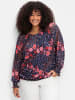 sheego by Joe Browns T-Shirt in blau gemustert