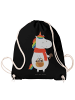 Mr. & Mrs. Panda Sportsack Einhorn Pilz ohne Spruch in Schwarz