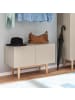 home24 home24 Schuhkommode aus Holzwerkstoff im skandinavischen Stil in Taupe