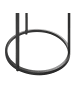 Beliani Beistelltisch TYRELL in Grün/Schwarz - (W) 40 x (H) 45 x (L) 40 cm