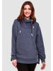 Navahoo Kapuzensweatshirt Silberengelchen in Dusty Blue Melange