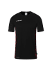 uhlsport  Trainings-T-Shirt Progressive 28 Poly Kids in schwarz/rot
