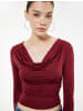 KOTON TSHIRT LS in Bordo