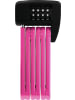 ABUS Faltschloss BORDO™ Lite 6055 Mini Combo in pink