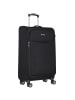 Nowi Edinburgh 4 Rollen Trolley 75 cm in schwarz