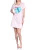 NORMANN kurzarm Nachthemd Schlafshirt frohen Designs - 66964 in bunt