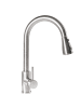 Beliani Küchenarmatur PAIMUN in Silber - (W) 21 x (H) 39 x (L) 5 cm
