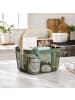 relaxdays Aufbewahrungskorb in Mint - (B)26x (H)17,5 x (T)24,5 cm
