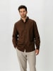 TeeShoppen Hemd Linen Blend in Coffee