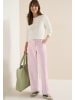 Cecil High Waist Wide Leg Jeans im Loose Fit in Rosa