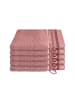 Schiesser Frottier-5er-Set: Waschhandschuhe Skyline Color in Altrosa