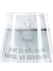 Mr. & Mrs. Panda Trinkglas Fuchs Ballerina mit Spruch in Transparent