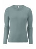 Hessnatur Hessnatur Longsleeve PURE FUNCTION aus Bio-Merinowolle und Seide in sturmblau