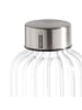 APS Trinkflasche EVERLINE  6,5 x 19,5 cm in transparent/silber