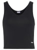 LASCANA Tanktop in Schwarz